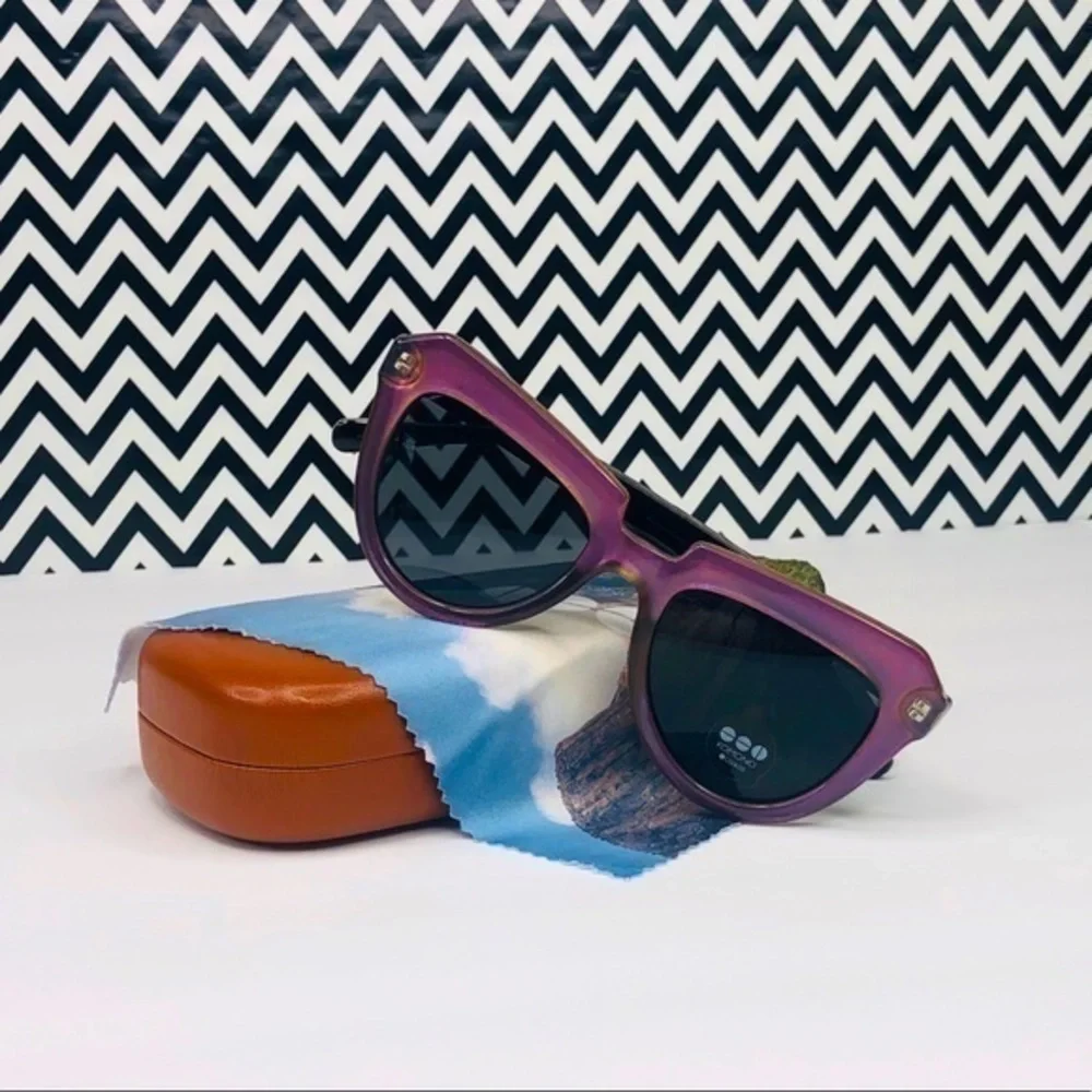 KOMONO Stella Purple Haze Sunglasses 💜 NEW cat eye